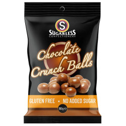 Sugarless Confectionery Chocolate Crunch Balls 90g
