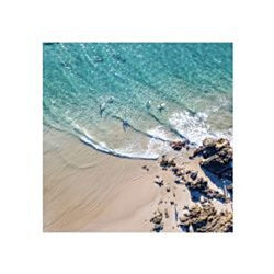 Surfers at Byron Bay Greeting Card Through The Lens