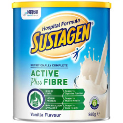 Sustagen Hospital Active + Fibre Formula Vanilla 840g