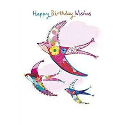 Swallows Greeting Card Umami