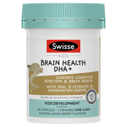 Swisse Kids Brain Health DHA+ 30 Capsules