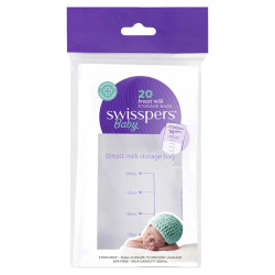 Swisspers Breast Milk Storage Bags 20 Pack