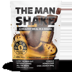 The Man Shake Choc Honeycomb 840g