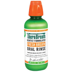 TheraBreath Fresh Breath Oral Rinse Mild Mint 473ml
