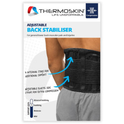 Thermoskin Back Stabiliser Elastic Support Beige Large Size