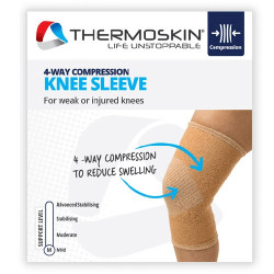 Thermoskin Elastic Knee 4 Way Elastic Support 609 XLarge Size
