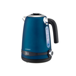 TODO 1.7L Stainless Steel Cordless Kettle Keep Warm Electric Led Water Jug - Blue