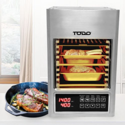 TODO 1600W Oven Grill Beef Maker 11L Steak Grill 850 Celcius Temperature