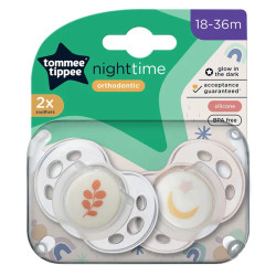 Tommee Tippee Night Time Soother 18 - 36 Months 2 Pack