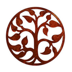 Tree Metal Garden Wall Art 92