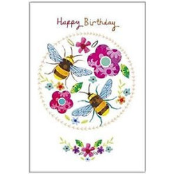 Two Bees Greeting Card Umami