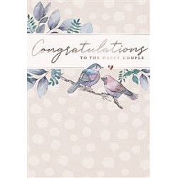 Two Birds on Branch Greeting Card