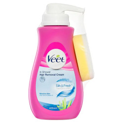 Veet In Shower Cream for Sensitive Skin Hair Removal 400ml