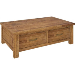 VI Tuscan Mountain Ash Coffee Table 2 Drawers