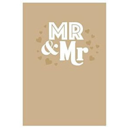 Wedding Cont Mr and Mr Greeting Card