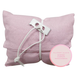 Wicked Sista Linen Scented Cushion Blush