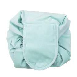 Wicked Sista Soft Green Velvet Drawstring Makeup Bag