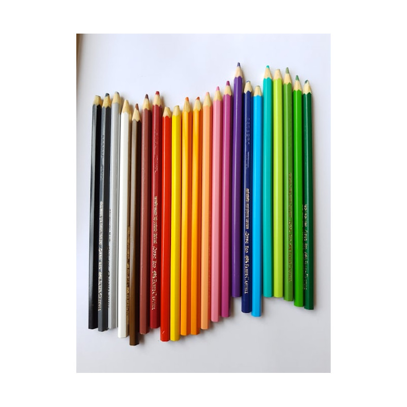 16-Color Pencil Set  Wooden