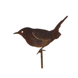 Wren Garden Stake Garden Art
