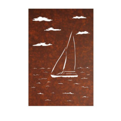 Yacht Panel Metal Garden Wall Art 1