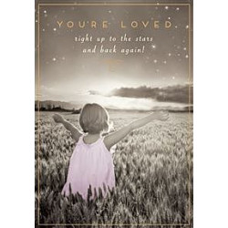 Youre Loved Greeting Card Love Unlimited
