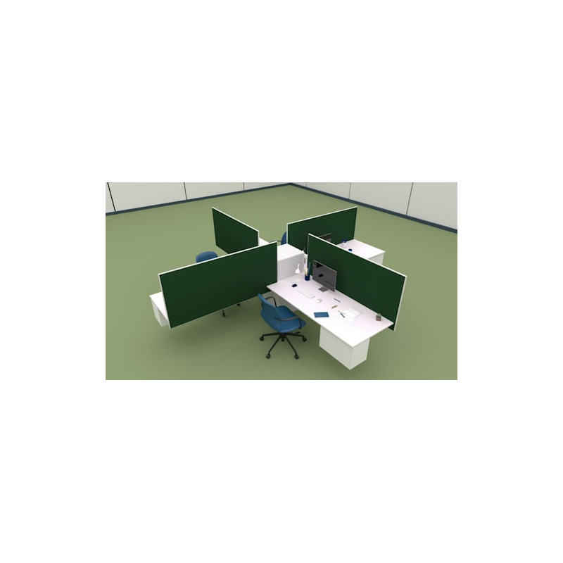 L-Shaped Workstation Desk